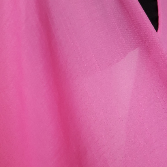 Sale! Hot Pink Gauze Kimono Cover Up, Spring Tops - Picture 5 of 5